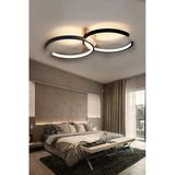 Legacy Duru Modern Tasarım Siyah Renk Salon Mutfak Hol Beyaz LED 2 Li Avize