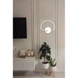 Legacy Gigi Aplik Modern Tasarım Beyaz Renk - Gün Işığı Ledli Banyo - Mutfak - Salon Led Duvar Aplik