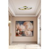 LEGACY Jolly Modern Tasarım Eskitme Renk Salon - Mutfak - Hol Beyaz Led 2 Li Avize Eskitme 45 x 20