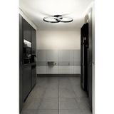 LEGACY Jolly Modern Tasarım Gri Renk Salon - Mutfak - Hol Beyaz Led 2 Li Avize Gri 45 x 20