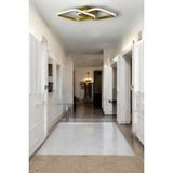 Legacy Kira Modern Tasarım Eskitme Renk Salon - Mutfak - Hol Beyaz Led 2 Li Avize