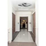 Legacy Kira Modern Tasarım Gri Renk Salon - Mutfak - Hol Beyaz Led 2 Li Avize