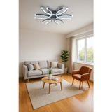 Legacy Levora Antrasit Renk Modern Tasarım - Salon - Mutfak - Yatak Odası Beyaz Işıklı Led Avize