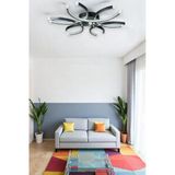 Legacy Levora Modern Tasarım - Salon - Mutfak - Yatak Odası Krom Renk Beyaz Işıklı Led Avize
