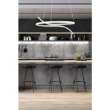 Legacy Snake Modern Tasarım Beyaz Renk Beyaz Ledli Yatak Odası - Cafe - Mutfak - Salon Led Avize