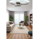 Legacy Sole Modern Tasarım Bronz Renk Salon - Mutfak - Hol Beyaz Led 3 Lü Avize