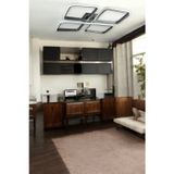 Legacy Specula Modern Tasarım Gri Renk Yemek Masası Üstü - Mutfak - Salon Beyaz Işıklı Led Avize