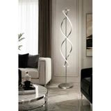 Legacy Tornado Gri Renk Gün Işığı Ledli Modern Tasarım Salon - Yatak Odası Led Lambader