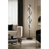 Legacy Tornado Siyah Renk Gün Işığı Ledli Modern Tasarım Salon - Yatak Odası Led Lambader