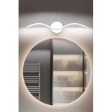 LEGACY Wave Modern Tasarım Beyaz Renk Gün Işığı Ledli Banyo - Mutfak - Salon Led Duvar Aplik Beyaz