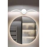 Legacy Wave Modern Tasarım Beyaz Renk Gün Işığı Ledli Banyo - Mutfak - Salon Led Duvar Aplik