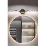LEGACY Wave Modern Tasarım Kahverengi Gün Işığı Ledli Banyo - Mutfak - Salon Led Duvar Aplik Kahverengi