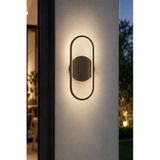 Legacy Zzez Aplik Modern Tasarım Kahverengi - Gün Işığı Ledli Banyo - Mutfak - Salon Led Duvar Aplik