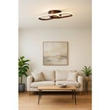 Legacy Zzez Kahverengi Modern Tasarım Beyaz Ledli Cafe - Mutfak - Salon 2 Li Led Avize