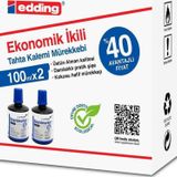 Legamaster Tahta Kalem Mürekkebi Ekonomik 100 ml Mavi (2 Li Paket)