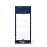 Legami - Mıknatıslı not defteri, Don't Forget, 11 x 26 cm, FSC® sertifikalı kağıt, 80 g/m² kağıt, sert karton tutucu, mıknatıslı taban, temalı yıldızlar, 60 yaprak çıkarılabilir