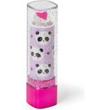 Legami Panda Desenli Ruj Şeklinde Silgi Eğlenceli Tasarım 1 Adet Pembe Renkli