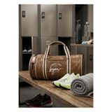 LEGAN Erkek Kahverengi Spor Çantası Seyahat Duffle Bag Büyük Hacimli 8447