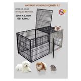 Leganest 60cm X 120cm X 60 Cm Köpek, Kedi, Tavşan, Eğitim, Oyun Çiti Ve Kafesi