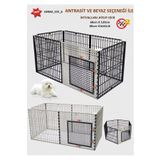 Leganest 60cm X 120cm X Yükseklik 60cm Katlanabilir Köpek, Kedi, Tavşan, Çit, Kafes