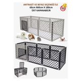 Leganest Üstü Kapanabilir 60cm X 60 Cm 8 Ad Köpek, Kedi, Tavşan, Eğitim, Oyun Çiti Ve Kafesi