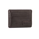 Legend Leather Diga 1002 Hakiki Deri Klipsli Erkek Kartlık Cüzdan, kahve