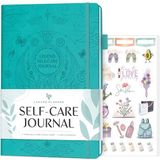 Legend Planner Legend Self-Care Journal - Zihinsel nane Fiziksel Sağlığı Desteklemek için Rehberli Günlük Yansıma Günlüğü - Günlük Ruh Hali, Meditasyon nane Kişisel Gelişim Defteri - 7x10.5 inç, 3 Ay Sürer Turkuaz, Legend Planner
