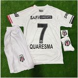 Legent Lady Beşiktâş' 2026 Ricardo Quaresma Yeni Sezon Deplasman Beyaz Çocuk Forması 4'lü Set - 7 - 9 Yaş