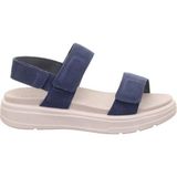 Legero Sunwalker Kadın Çift Cırtlı Sandalet 2-000327 - Lacivert Süet