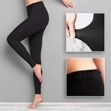 Leggings Termal Içi Şardonlu Tayt - 0Siyah - L - XL