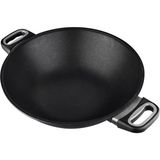 Leggno Black Döküm Wok Tava 32CM - Siyah