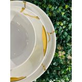 Leggno CHEP1001SET24G Chester Gold 24 Parça Yemek Takımı