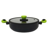 Leggno COLORGY Titanium 26cm sığ tencere/yeşil