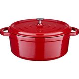 Leggno Gourmet Flame Kırmızı 20 cm Demir Döküm Derin Tencere