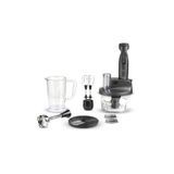 Leggno Gourmet Pro Cam Hazneli Blender Seti Metalik Gri