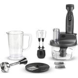 Leggno Gourmet Pro Metalik Gri Blender Set