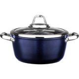 Leggno Master 20 Cm Tencere Metalik MaviLeggno Master 20 Cm Tencere Metalik Mavi