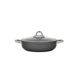 Leggno Master Titanyum Sığ Pilav Tenceresi 24 cm Gri
