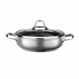 Leggno Mst2828st24gr Master Titanium Gri 24 cm Sığ Tencere