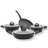 Leggno Neo2121set04 18 cm ve 22 cm Derin Tencere 7 Parça Granit Set