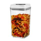 Leggno Pratico Basmalı Kare Erzak Saklama Kabı (1,25 Lt.) Ölçüler:106X106X192Mm