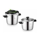 Leggno Procook Pre 6+4 lt Gri Düdüklü Tencere Seti