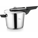 Leggno Procook Quick Düdüklü Tencere 4 lt Paslanmaz Çelik Gövde ile Güvenli Pişirme - Gümüş - 4,5 L