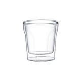 Leggno Vetro Borosilikat Çift Camlı Espresso Bardak 80 Ml (2 Adet) - Şeffaf
