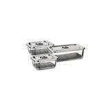 Leggno Vtr7070scs03 Vetro 3'lü Set Cam Saklama Kabı