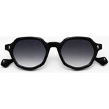 Legion Urban Edge Geometrik Çerçeve UV400 Koruma Füme Degrade Güneş Gözlüğü-Unisex Premium Tasarım - Siyah