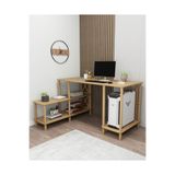 LEGNO KASA Pc Kasalı - Mdf Lam - Ofis, Ev, Genç Odası, Oyuncu Ve Bilgisayar Masası Köşe L Masa LEGNO KASALI MODEL