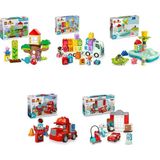 Lego 10431 + 10421 + 10989 + 10417 + 10456 Duplo Seti 648