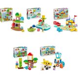 Lego 10440 + 10989 + 10450 + 10431 + 10443 Duplo Seti 784