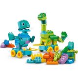 Lego 10451 5 Adet Duplo Kasabası 3’ü 1 Arada Tekerlekli Dinozorlar